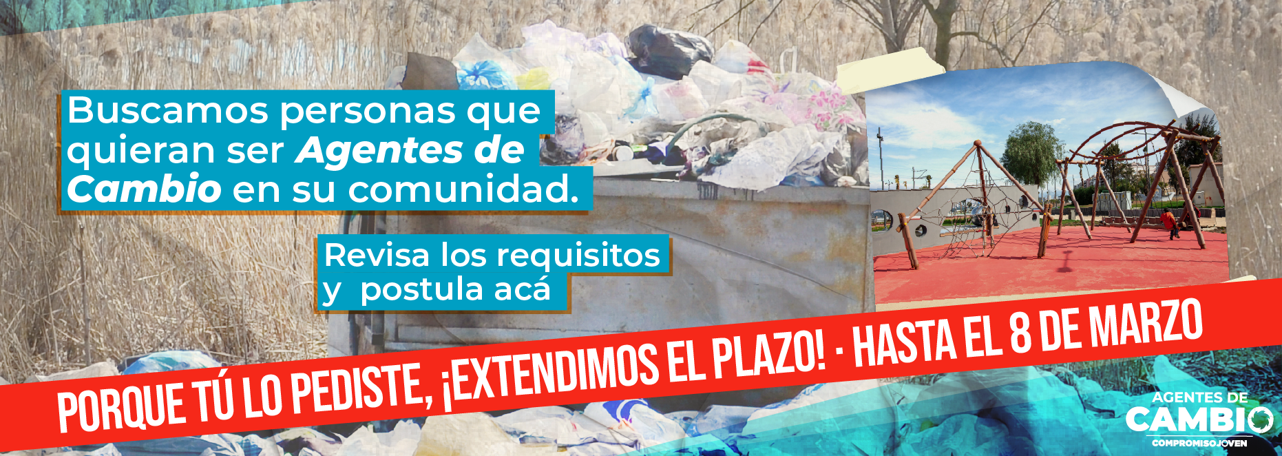 Extensión Convocatoria agentes de cambio