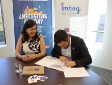 INJUV Y EL NÚCLEO MILENIO IMHAY FIRMAN CONVENIO PARA TRABAJAR EN TEMAS DE SALUD MENTAL DE LAS JUVENTUDES