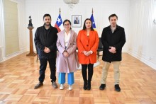 DIRECTOR NACIONAL (S) DEL INJUV PRESENTA A LA NUEVA DIRECTORA DE MAGALLANES
